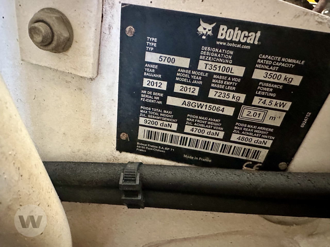 Bobcat T 35100 L - Телескопический погрузчик: фото 2 Bobcat T 35100 L - Телескопический погрузчик: фото 2