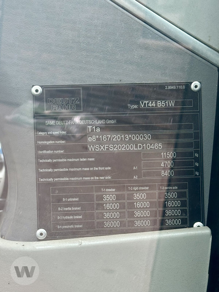 Deutz Agrotron 6165 - Трактор: фото 2 Deutz Agrotron 6165 - Трактор: фото 2