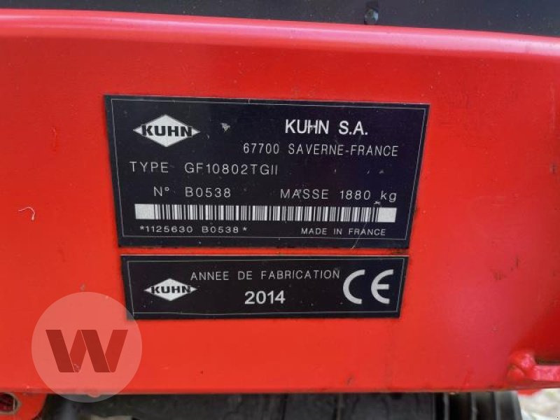 Kuhn GF 10802 - Сеноворошилка: фото 3 Kuhn GF 10802 - Сеноворошилка: фото 3