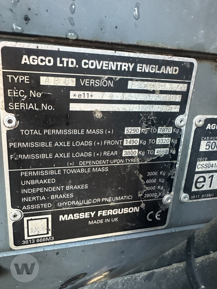 Massey Ferguson 4345 - Трактор: фото 2 Massey Ferguson 4345 - Трактор: фото 2