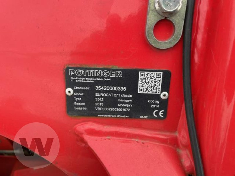 Pöttinger Eurocat 271 Classic - Косилка: фото 5 Pöttinger Eurocat 271 Classic - Косилка: фото 5