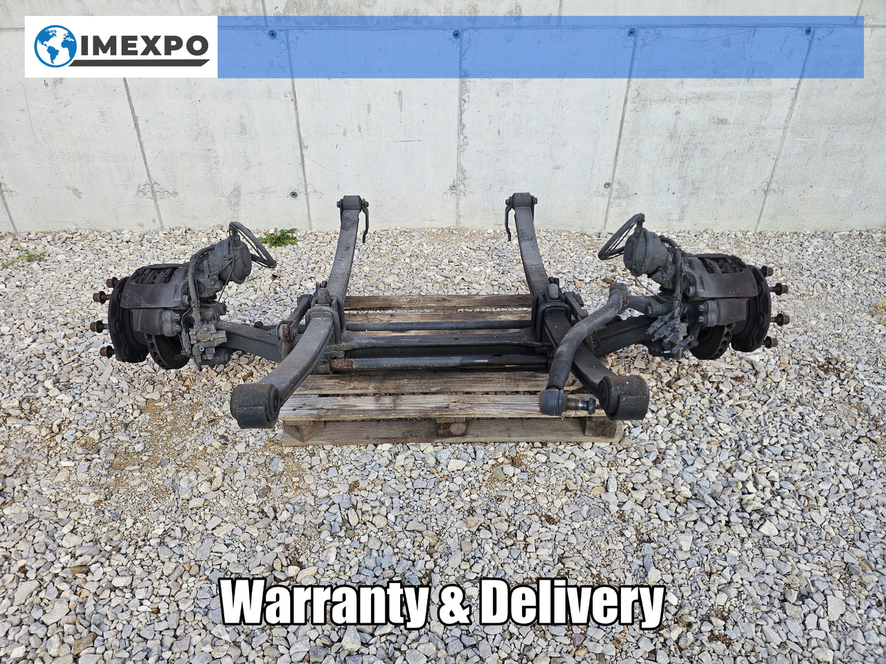 MERCEDES ATEGO MP4 12.XXX EURO 6 / COMPLETE FRONT AXLE - Передняя ось: фото 1 MERCEDES ATEGO MP4 12.XXX EURO 6 / COMPLETE FRONT AXLE - Передняя ось: фото 1