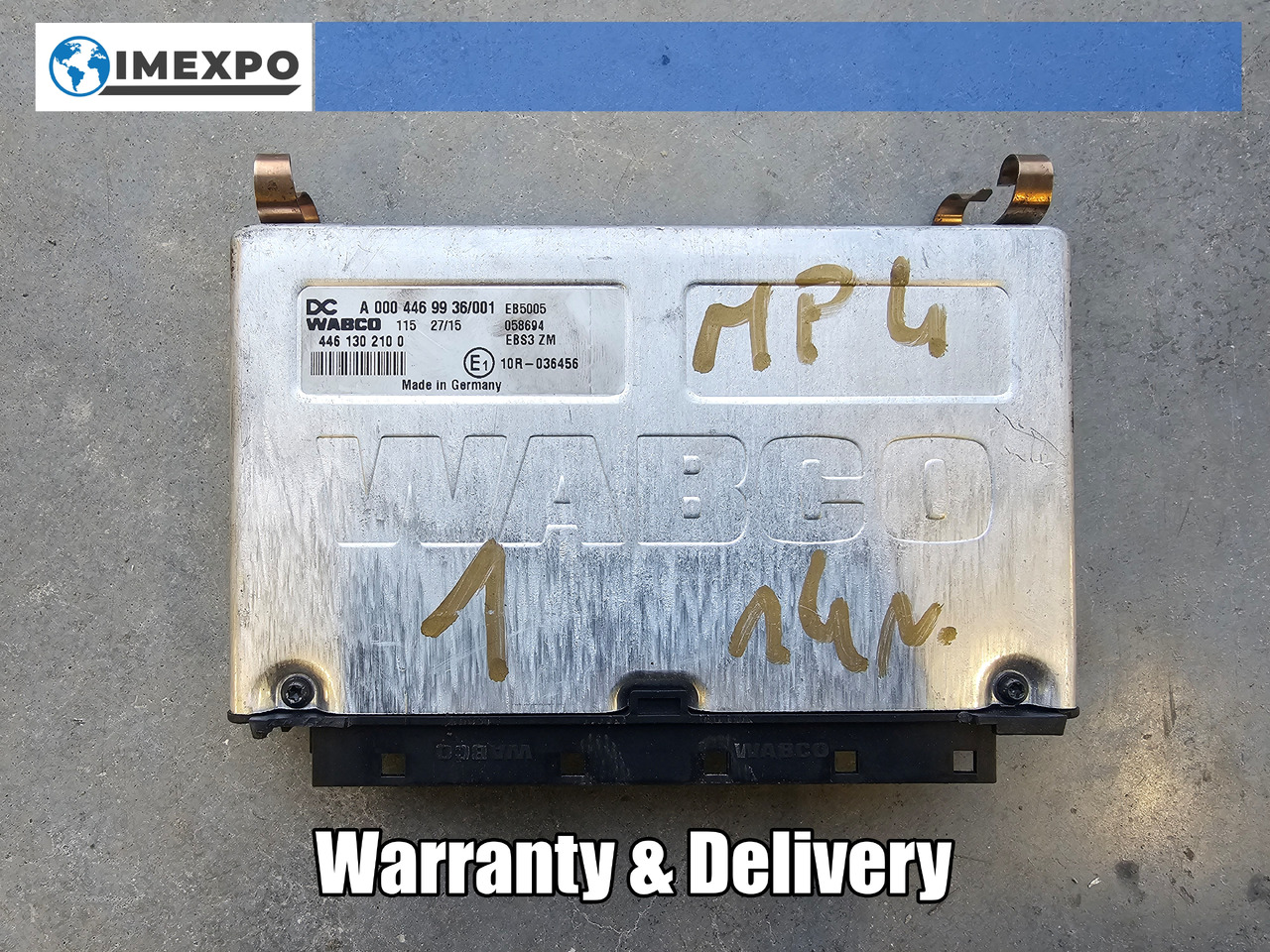 MERCEDES-BENZ ATEGO MP4 EURO 6 / ABS EBS CONTROL UNIT / A0004469936 - Блок управления: фото 1 MERCEDES-BENZ ATEGO MP4 EURO 6 / ABS EBS CONTROL UNIT / A0004469936 - Блок управления: фото 1