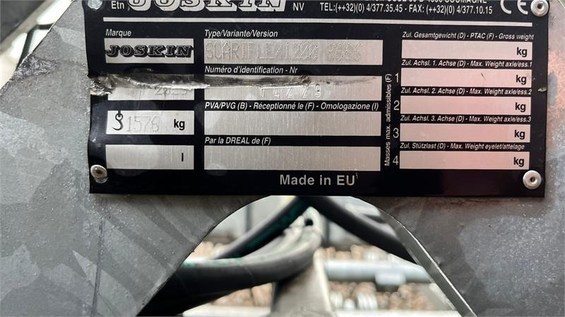 Joskin SCARIFLEX 1200 R6S6 12m bredstrigle med 6rækker tæ - Борона: фото 5 Joskin SCARIFLEX 1200 R6S6 12m bredstrigle med 6rækker tæ - Борона: фото 5