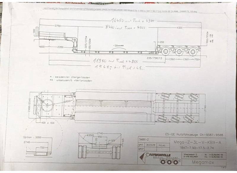 Faymonville MEGAMAX!!STBZ-3VA EXTENDABLE! REMOVABLE NECK!3x Steering!! в лизинг Faymonville MEGAMAX!!STBZ-3VA EXTENDABLE! REMOVABLE NECK!3x Steering!!: фото 8
