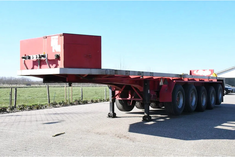 LUECK SPR75/5 5 achse BALLAST TRAILER 3x STEERAXLE!! - Полуприцеп бортовой/ Платформа: фото 2 LUECK SPR75/5 5 achse BALLAST TRAILER 3x STEERAXLE!! - Полуприцеп бортовой/ Платформа: фото 2