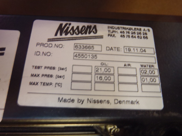 Nissens L10.5 - - Радиатор для Строительной техники: фото 2 Nissens L10.5 - - Радиатор для Строительной техники: фото 2