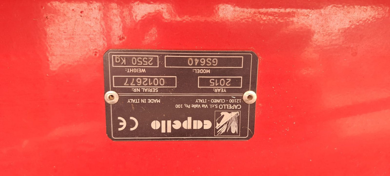 Capello GS 640 - Жатка зерновая: фото 3 Capello GS 640 - Жатка зерновая: фото 3