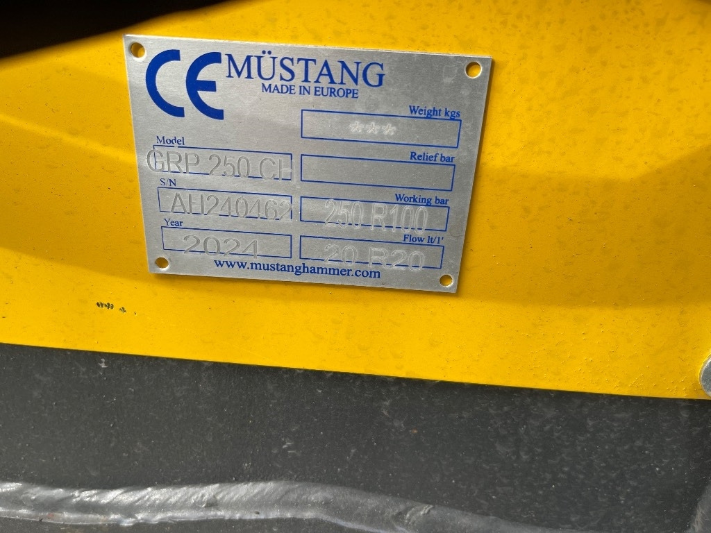 Mustang GRP 250 - Грейфер для Строительной техники: фото 5 Mustang GRP 250 - Грейфер для Строительной техники: фото 5