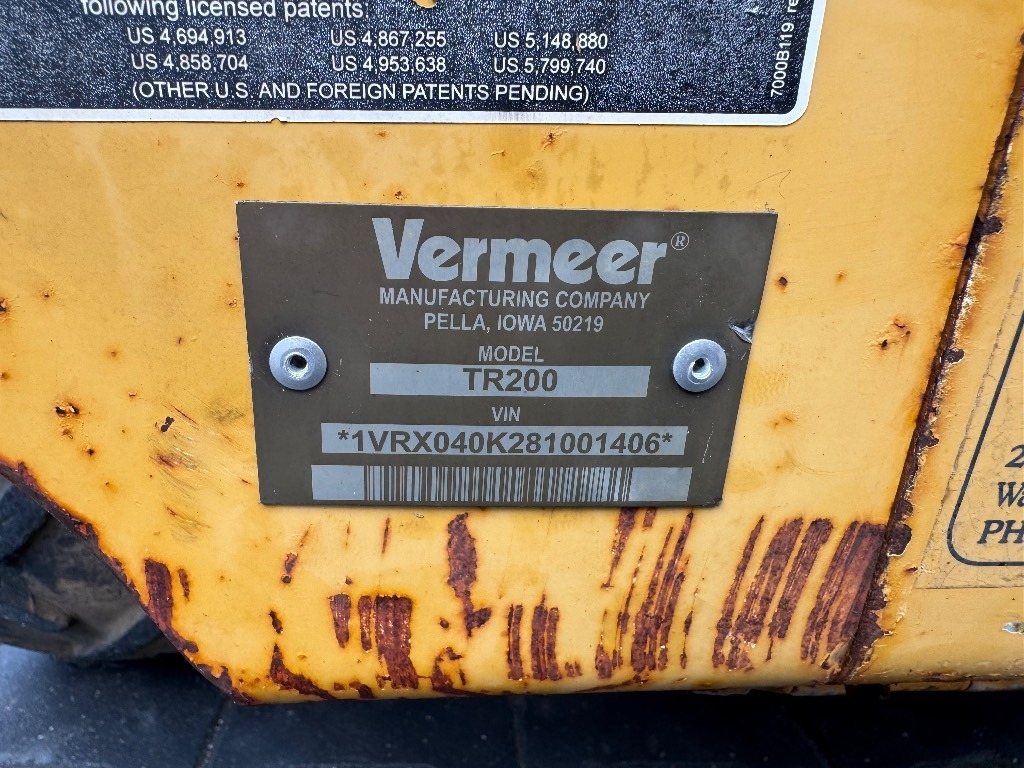 Vermeer RT200 - Траншеекопатель: фото 5 Vermeer RT200 - Траншеекопатель: фото 5