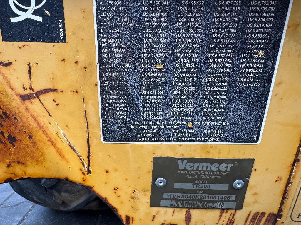Vermeer RT200 - Траншеекопатель: фото 4 Vermeer RT200 - Траншеекопатель: фото 4