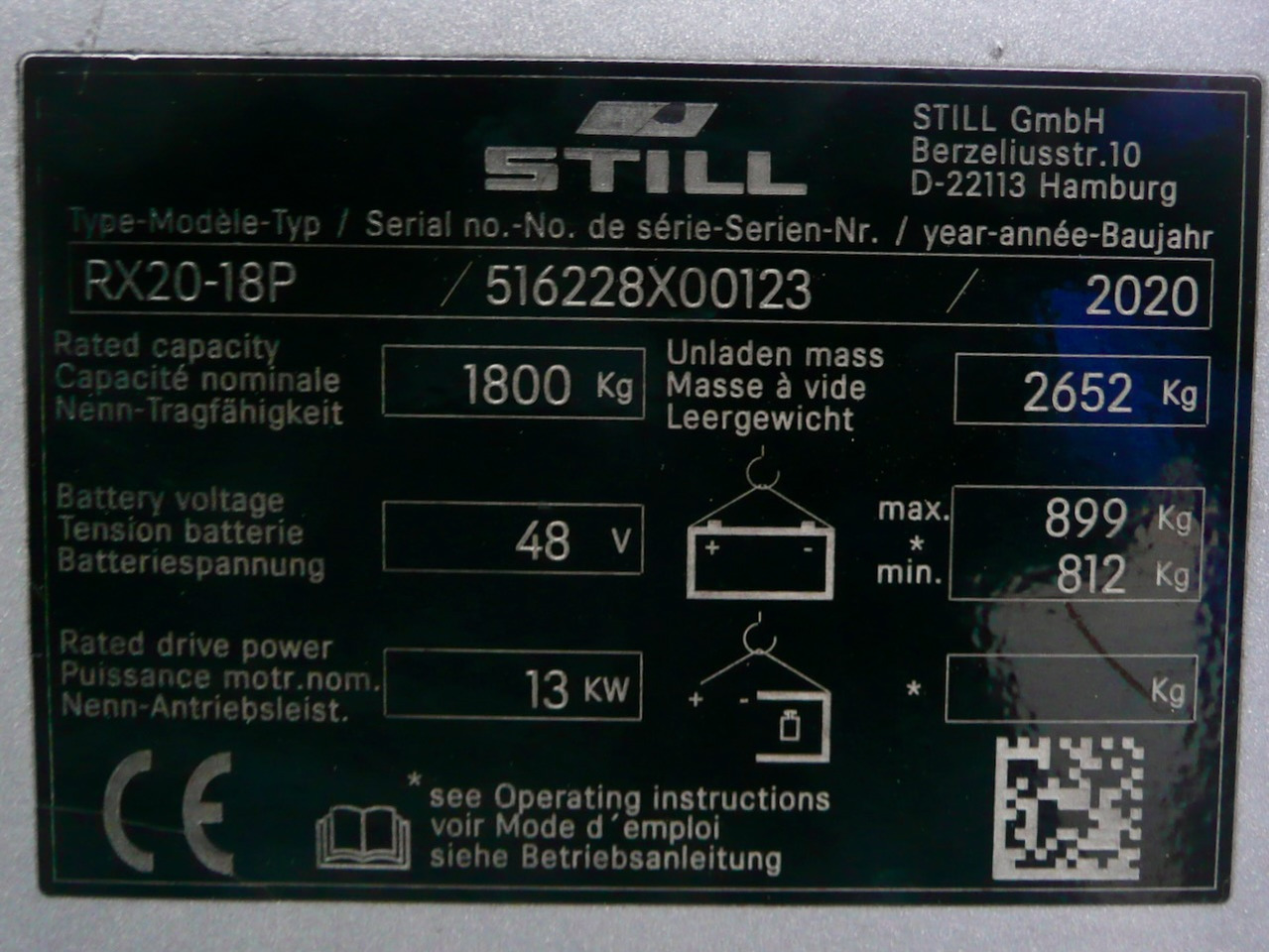 Электропогрузчик Still RX20-18P: фото 10