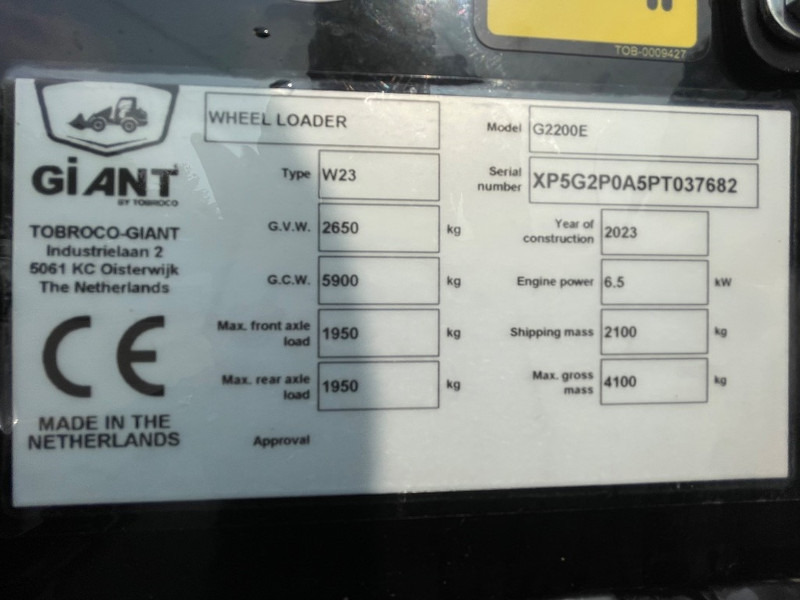 Giant G 2200 E - Колёсный погрузчик: фото 3 Giant G 2200 E - Колёсный погрузчик: фото 3