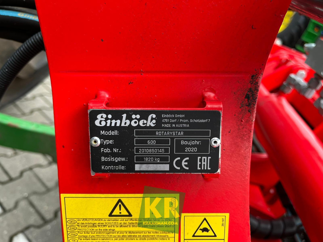 Einbock Overig - Техника для обработки почвы: фото 5 Einbock Overig - Техника для обработки почвы: фото 5