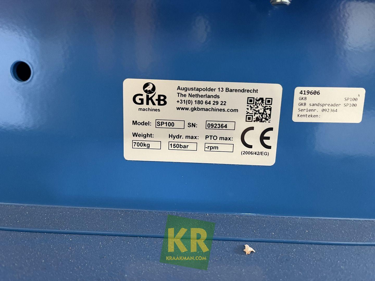 GKB Sandspreader  в лизинг GKB Sandspreader: фото 6