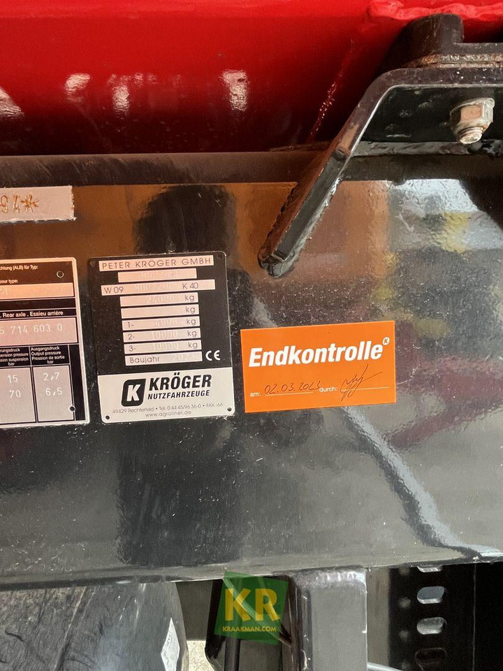 Kröger Overig - Сельскохозяйственный прицеп-самосвал: фото 4 Kröger Overig - Сельскохозяйственный прицеп-самосвал: фото 4