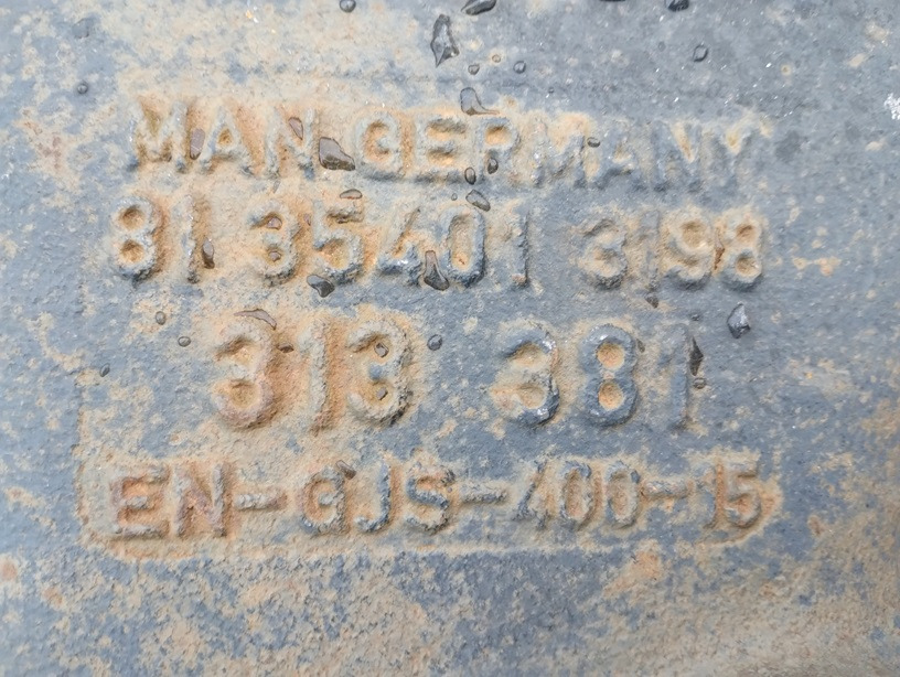 OBUDOWA MOSTU TYLNEGO ZWOLNICA MAN TGA TGS TGX HP 1652 81354013198 4x4 6x4 6x6 8x4 8x6 8x8 - Ось и запчасти: фото 2 OBUDOWA MOSTU TYLNEGO ZWOLNICA MAN TGA TGS TGX HP 1652 81354013198 4x4 6x4 6x6 8x4 8x6 8x8 - Ось и запчасти: фото 2