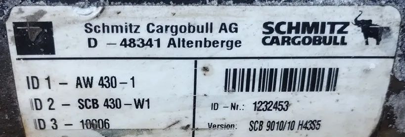 OŚ SCHMITZ AW430 SCB9010/10 CARGOBULL PÓŁRESOR PIASTA RURA RESOR ZACISK HAMULCOWY CZĘŚCI - Ось и запчасти для Прицепов: фото 4 OŚ SCHMITZ AW430 SCB9010/10 CARGOBULL PÓŁRESOR PIASTA RURA RESOR ZACISK HAMULCOWY CZĘŚCI - Ось и запчасти для Прицепов: фото 4