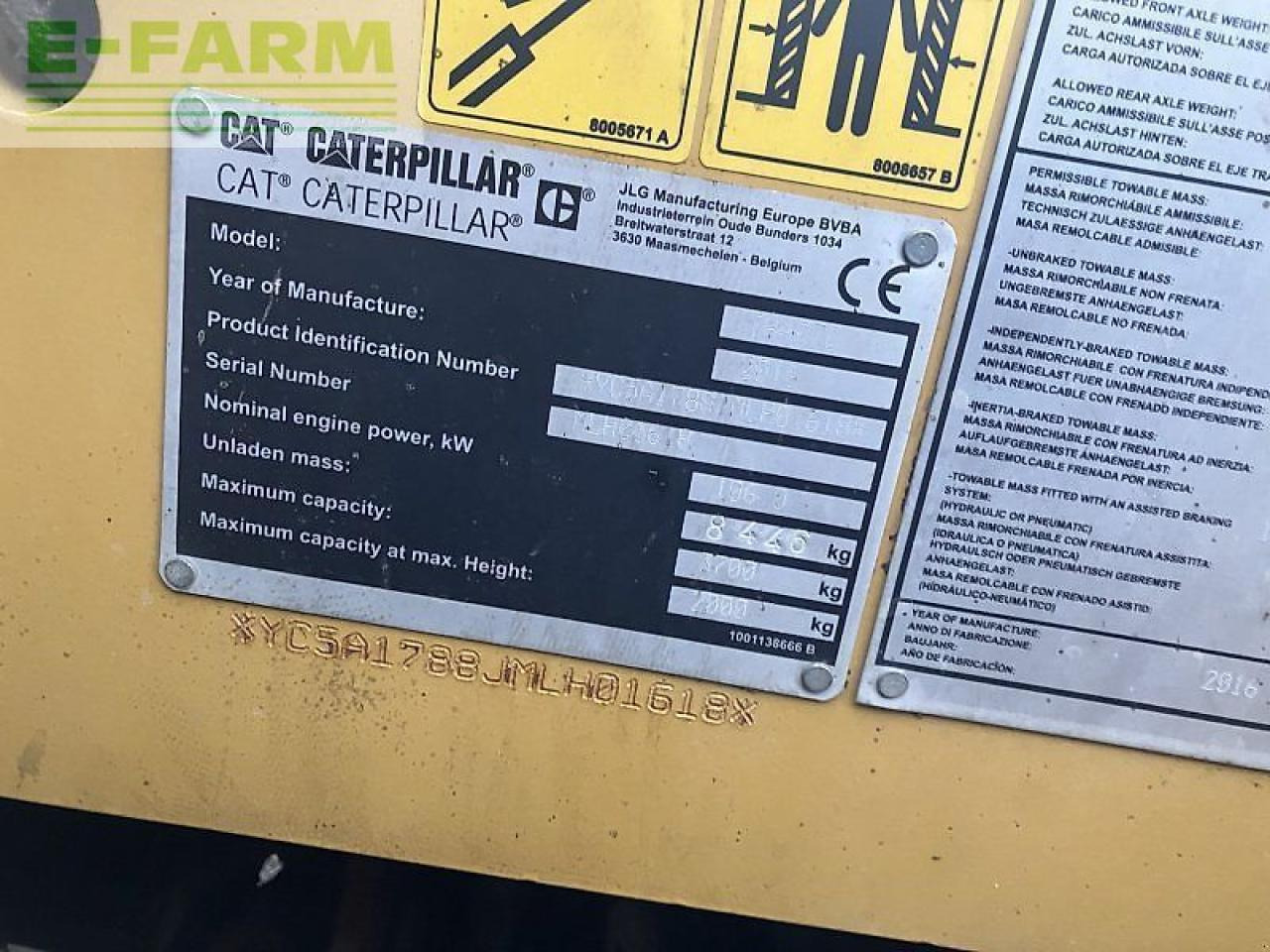 Телескопический погрузчик Caterpillar th 407: фото 11 Телескопический погрузчик Caterpillar th 407: фото 11