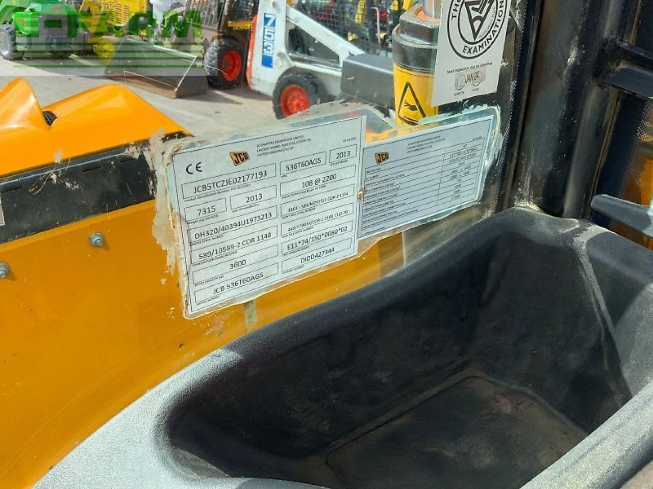 Телескопический погрузчик JCB 536-60 agri super telehandler (st23852): фото 18