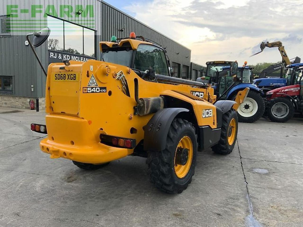 Телескопический погрузчик JCB 540-170 telehandler (st23059): фото 9