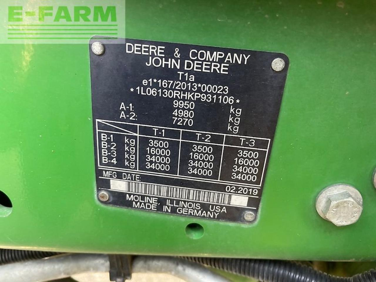 Трактор John Deere 6130r: фото 10