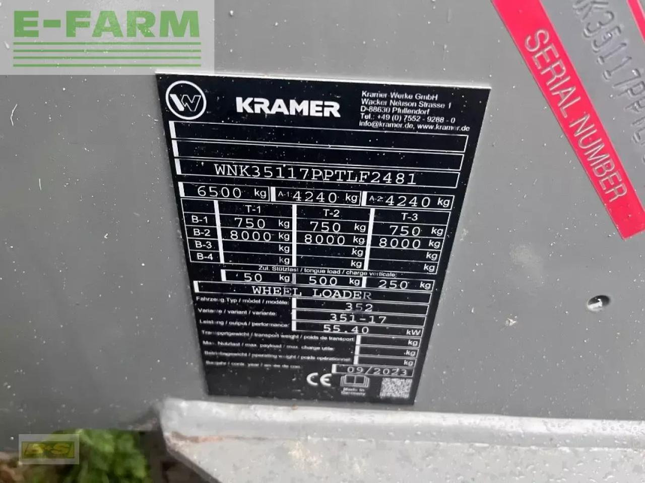 Телескопический погрузчик Kramer kl 30.8 t: фото 13