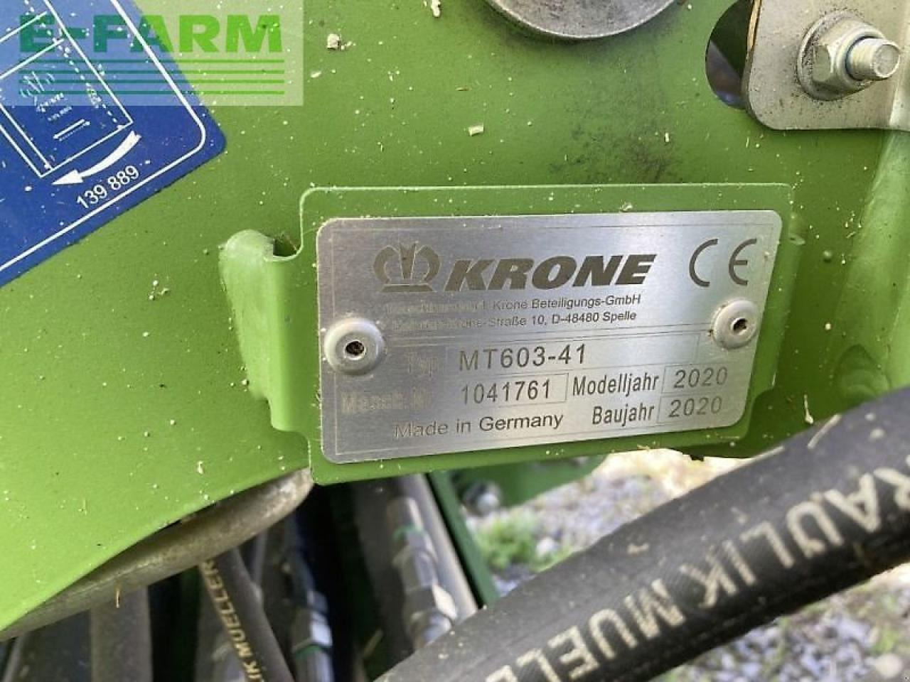 Косилка Krone easy cut b950 collect: фото 6