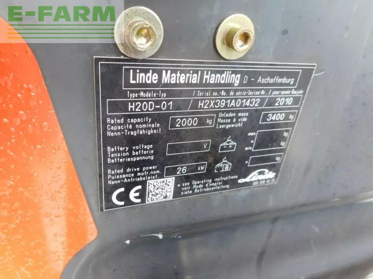 Вилочный погрузчик Linde h20d-01 triplex 5,47 meter: фото 6 Вилочный погрузчик Linde h20d-01 triplex 5,47 meter: фото 6