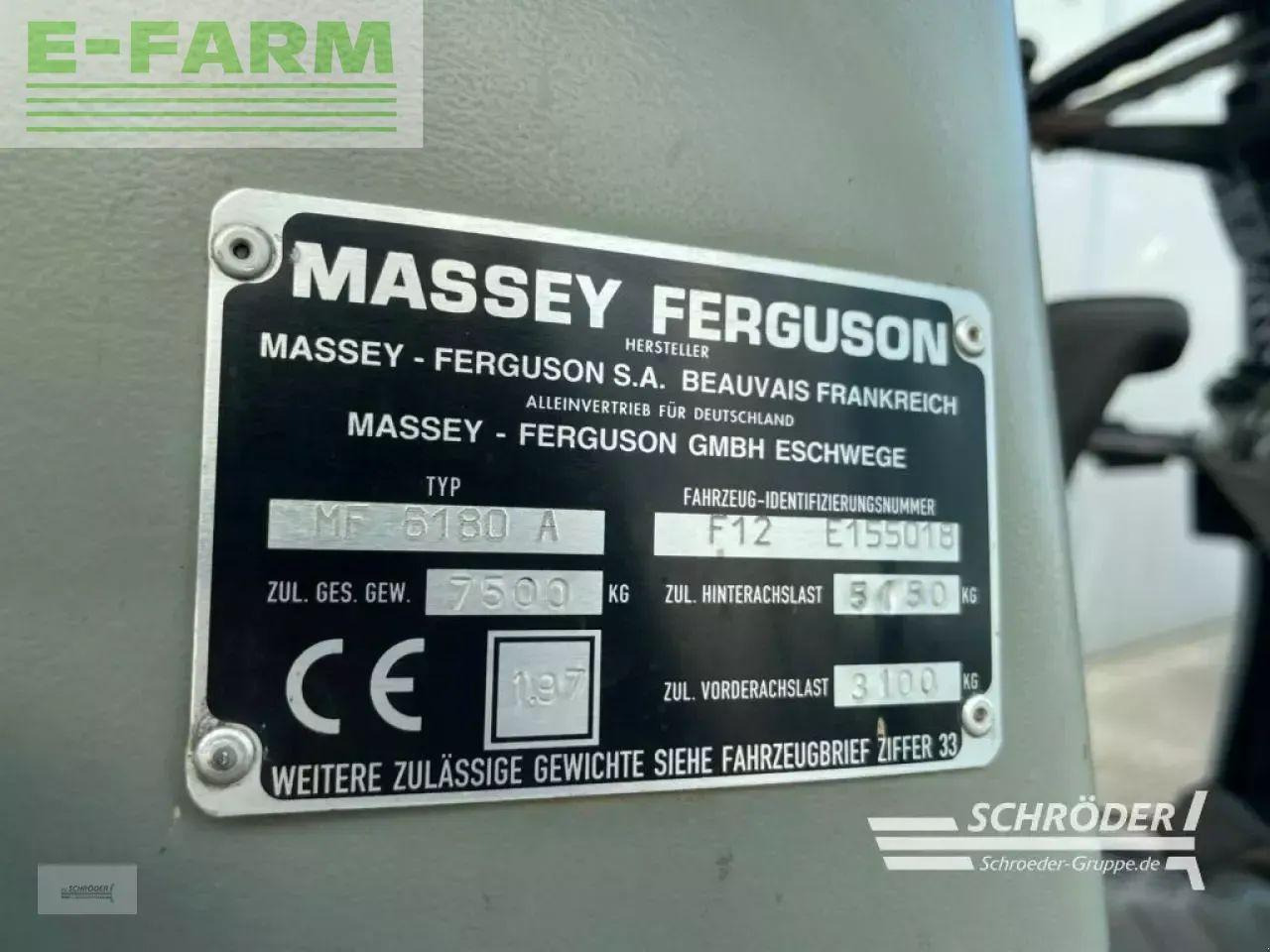 Трактор Massey Ferguson 6180: фото 22