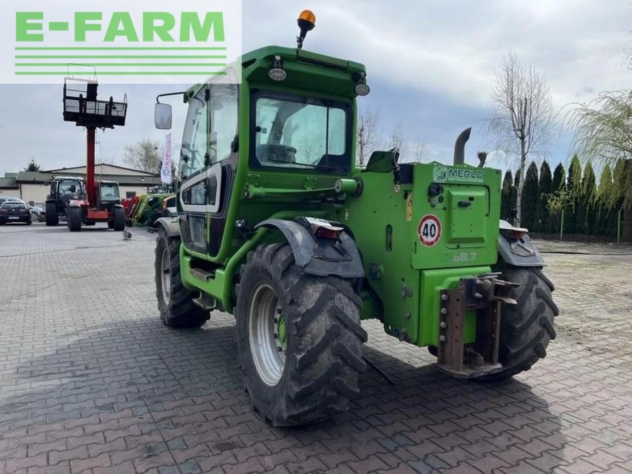 Телескопический погрузчик Merlo tf 38.7 cs-120 turbofarmer: фото 7
