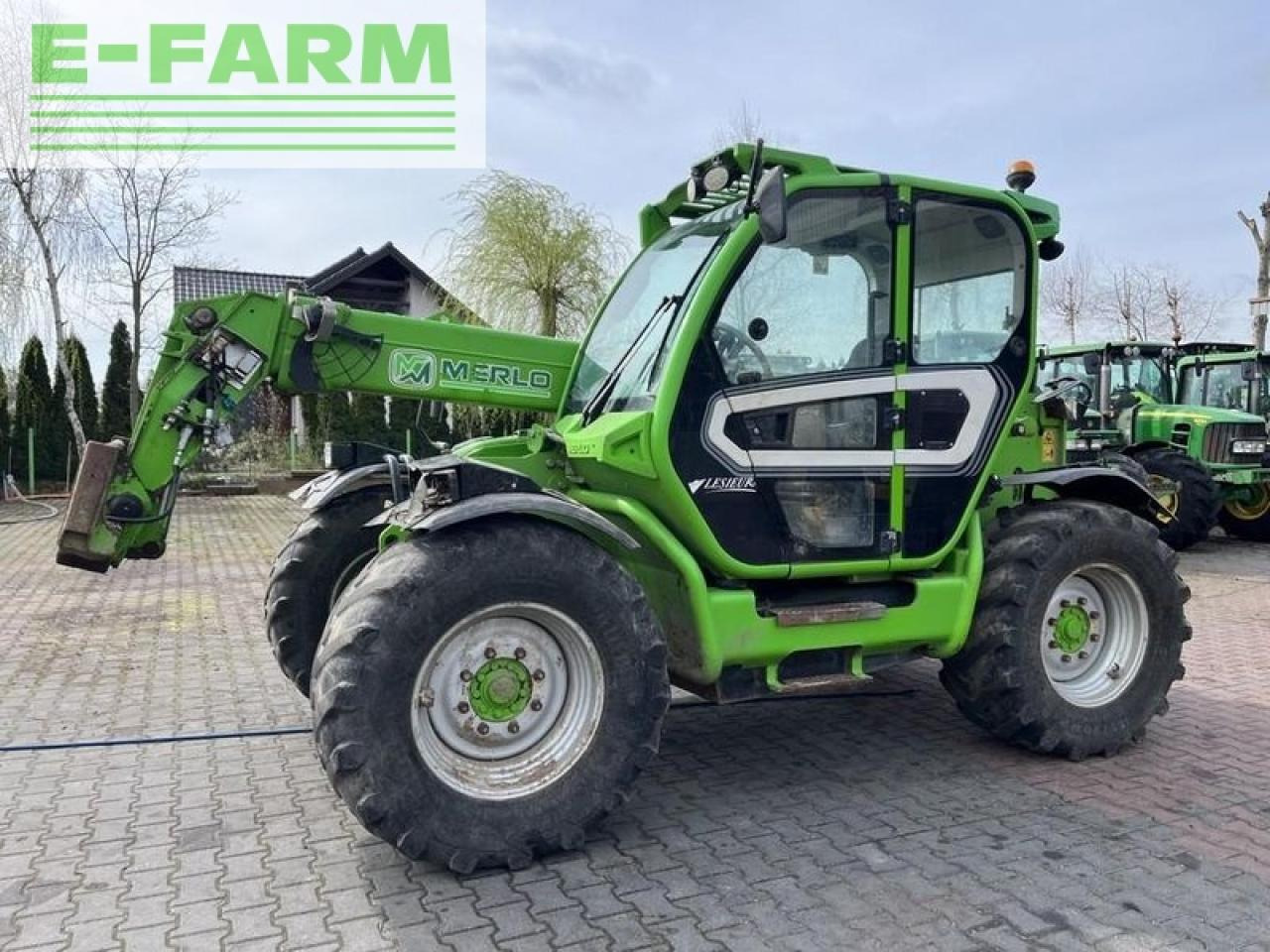 Телескопический погрузчик Merlo tf 38.7 cs-120 turbofarmer: фото 9