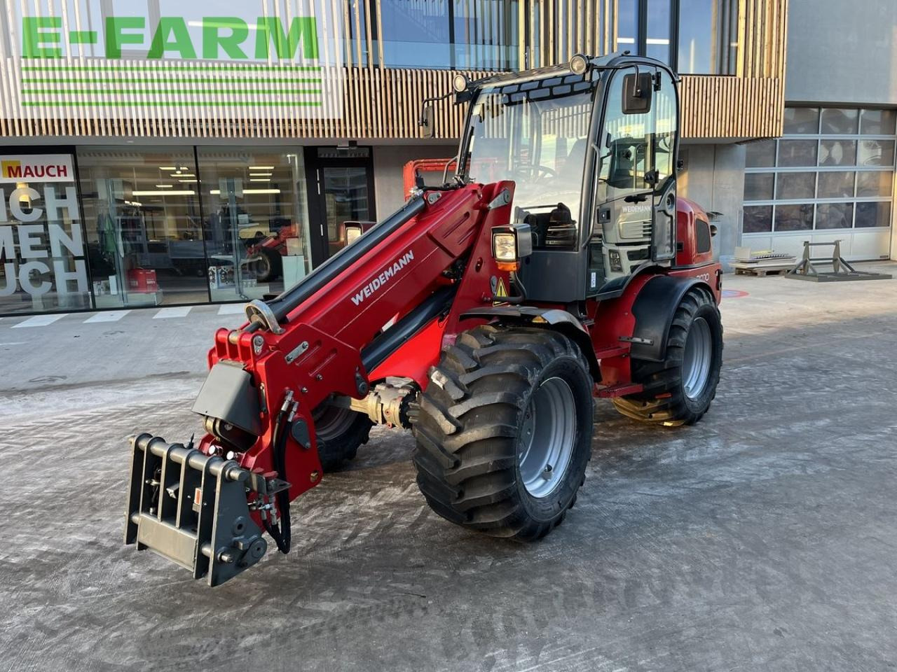 Телескопический фронтальный погрузчик Weidemann 3070cx80 teleradlader 3100h, 30km/h 100l hydr.: фото 24