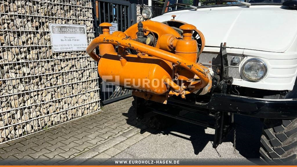 Грузовик-шасси Unimog 406 Allrad Zapfwelle Luftkompressor Pritsche AHK: фото 12