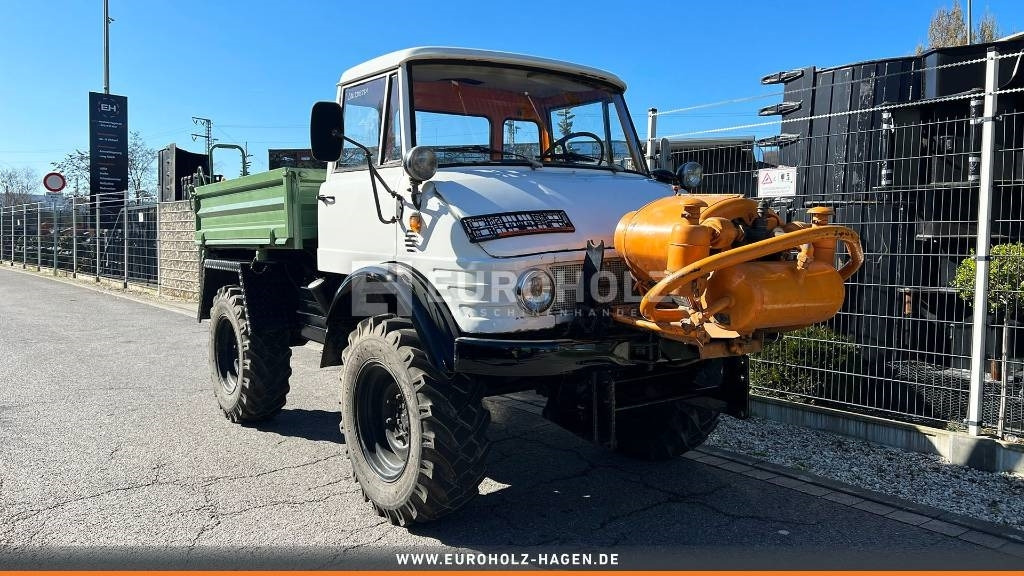 Грузовик-шасси Unimog 406 Allrad Zapfwelle Luftkompressor Pritsche AHK: фото 18