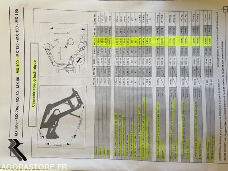 CHARGEUR MAILLEUX MX 100 - Трактор: фото 5 CHARGEUR MAILLEUX MX 100 - Трактор: фото 5