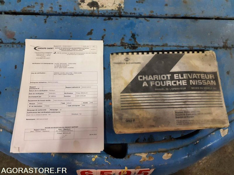 Электропогрузчик Chariot élévateur ELEC 2.5T Triplex 5,5M NISSAN QO2L25: фото 8 Электропогрузчик Chariot élévateur ELEC 2.5T Triplex 5,5M NISSAN QO2L25: фото 8