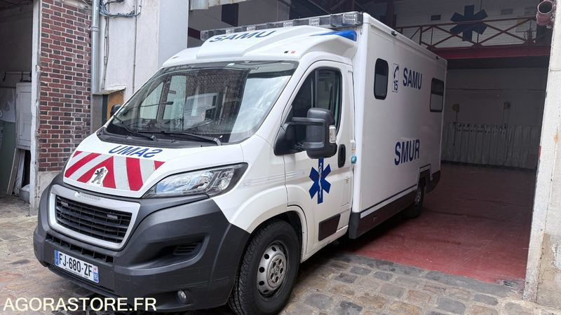 FJ-680-ZF - Non Roulant - PEUGEOT BOXER - SMUR - L3H2 4T - CG KS - 180 000 Kms - Цельнометаллический фургон: фото 1 FJ-680-ZF - Non Roulant - PEUGEOT BOXER - SMUR - L3H2 4T - CG KS - 180 000 Kms - Цельнометаллический фургон: фото 1