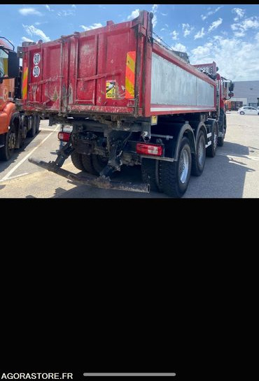 PORTEUR DAF 8X4 BIBENNE GRUE - 2017 - 198000 Kms - Грузовик: фото 2 PORTEUR DAF 8X4 BIBENNE GRUE - 2017 - 198000 Kms - Грузовик: фото 2