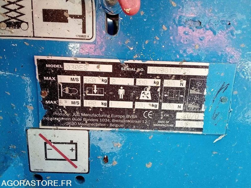 Nacelle electrique à ciseaux JLG 2030ES - Подъёмник: фото 4 Nacelle electrique à ciseaux JLG 2030ES - Подъёмник: фото 4