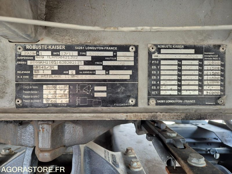 Низкорамный прицеп Porte engins 4 essieux: фото 8 Низкорамный прицеп Porte engins 4 essieux: фото 8