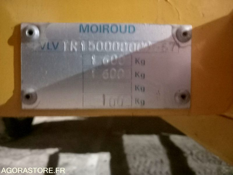 REMORQUE TR 1500 - Сельскохозяйственная техника: фото 4 REMORQUE TR 1500 - Сельскохозяйственная техника: фото 4
