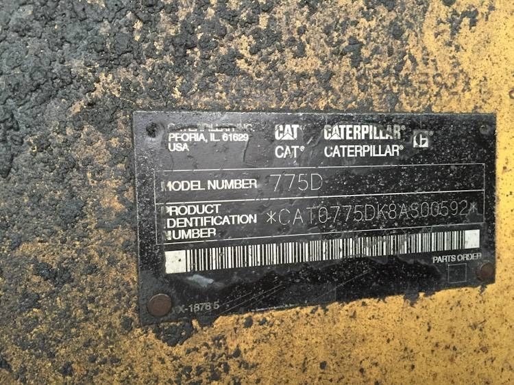 CATPILLAR 775D - Карьерный самосвал: фото 4 CATPILLAR 775D - Карьерный самосвал: фото 4