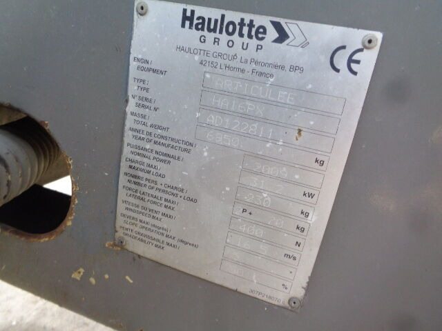 Haulotte HA16PX 4WD в лизинг Haulotte HA16PX 4WD: фото 14