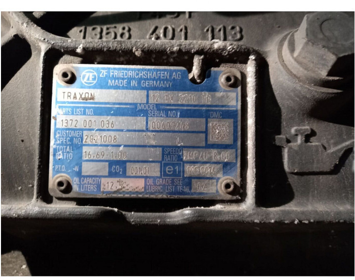 DAF XF 106 EURO 6 - Коробка передач для Грузовиков: фото 5 DAF XF 106 EURO 6 - Коробка передач для Грузовиков: фото 5