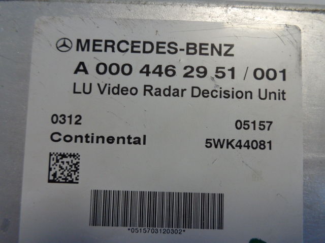 Mercedes-Benz LU video radar decision unit 0004462951 fully working "WORLDWIDE - Блок управления для Грузовиков: фото 3 Mercedes-Benz LU video radar decision unit 0004462951 fully working "WORLDWIDE - Блок управления для Грузовиков: фото 3