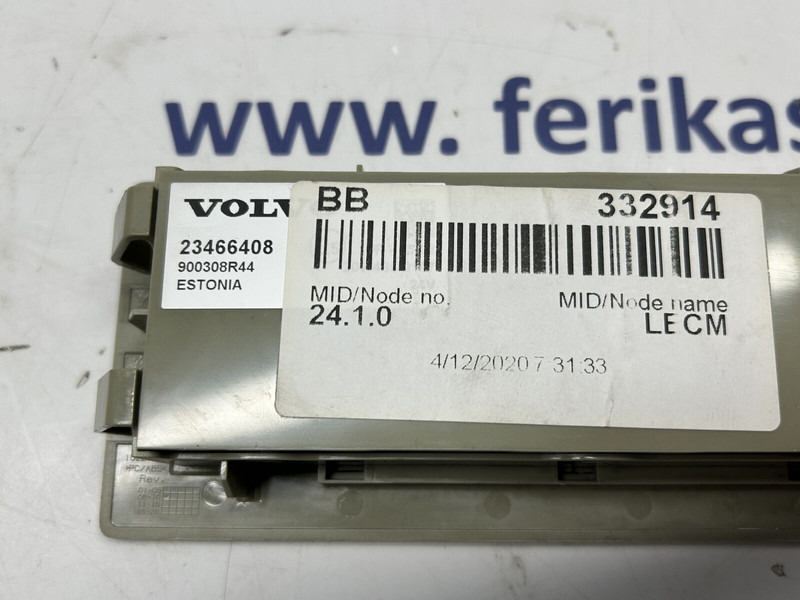 Volvo LECM control panel - Приборная панель для Грузовиков: фото 4 Volvo LECM control panel - Приборная панель для Грузовиков: фото 4