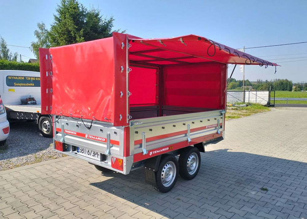 TEMARED 2osie 750kg straż strażacka pożarnicza - Прицеп бортовой/ Платформа: фото 2 TEMARED 2osie 750kg straż strażacka pożarnicza - Прицеп бортовой/ Платформа: фото 2