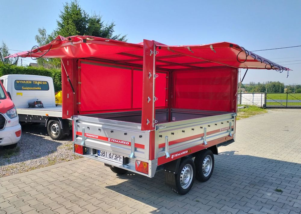 TEMARED 2osie 750kg straż strażacka pożarnicza - Прицеп бортовой/ Платформа: фото 1 TEMARED 2osie 750kg straż strażacka pożarnicza - Прицеп бортовой/ Платформа: фото 1