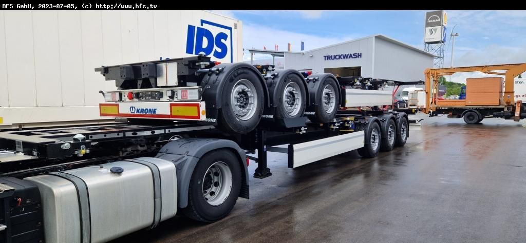 Krone Container Chassi SDC 27 eLTU5-2 - Полуприцеп-контейнеровоз/ Сменный кузов: фото 3 Krone Container Chassi SDC 27 eLTU5-2 - Полуприцеп-контейнеровоз/ Сменный кузов: фото 3